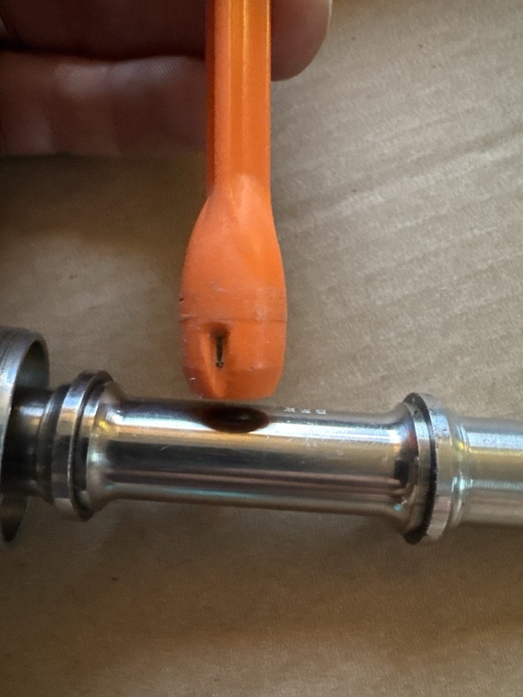 Campagnolo 68-SS Hollow BB Spindle Titanium Super Record
