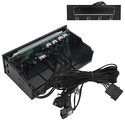 4 Fans Computer Fan Controller, 6041 4 Channel CPU Temperature Sensor PC