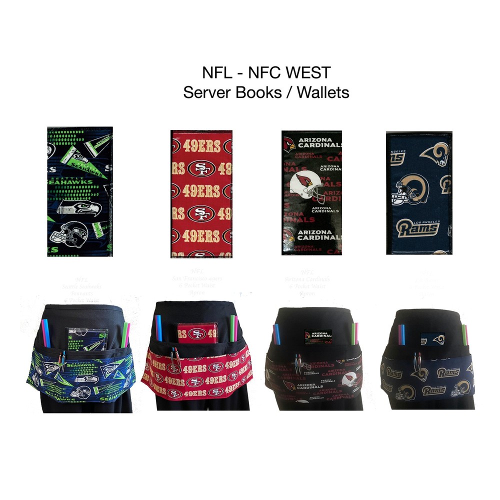 NFL-NFC WEST TEAMS / Server Wallet or Aprons