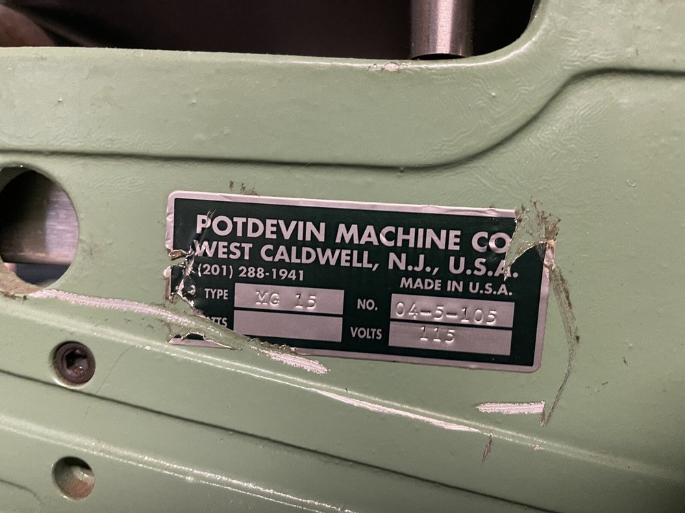 Potdevin 15” Edge Gluer / Margin Gluer