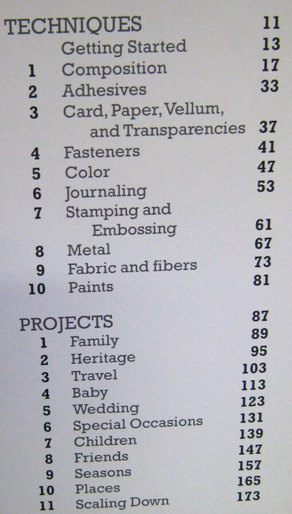 Total Scrapbooking - Instruction Book with 25 Projects