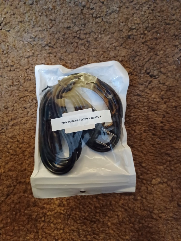 Power Cable For PS4 Playstation 4 / Xbox One Black