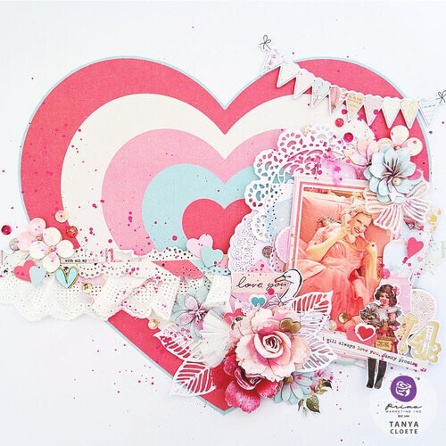 Prima Marketing - Love Notes Collection - Chipboard Stickers