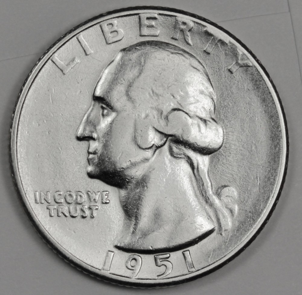 1951-s Washington Quarter.   High Grade.  (Inventory  A)