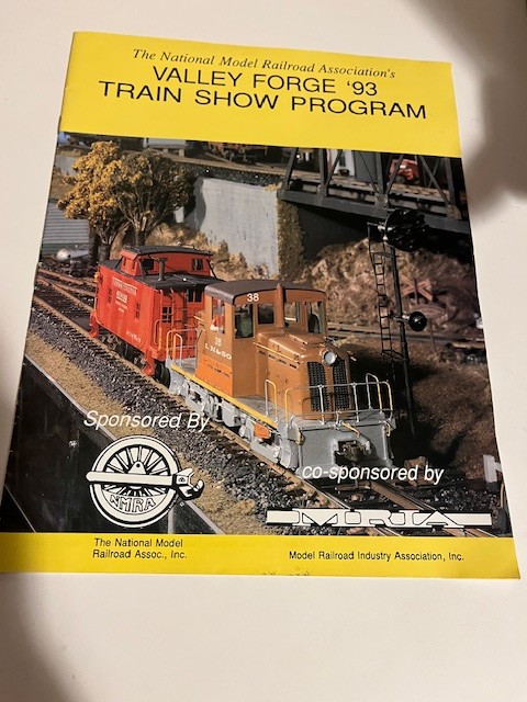 NMRA Valley Forge '93 Train Shopw Program