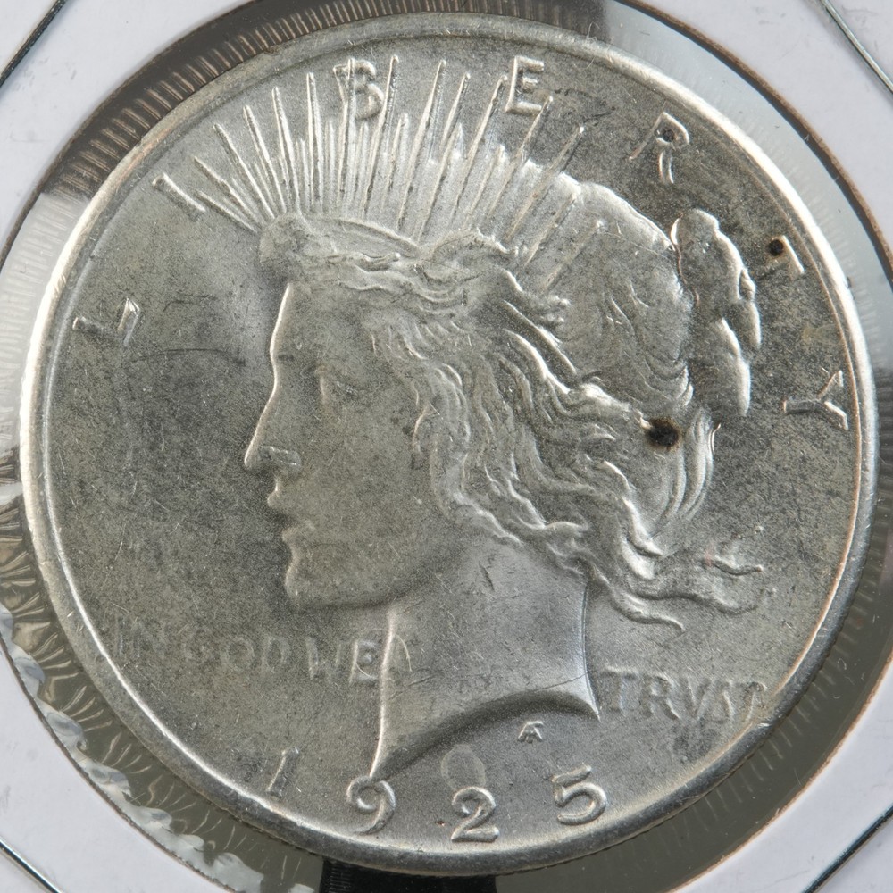 1925 Peace Dollar, nice AU