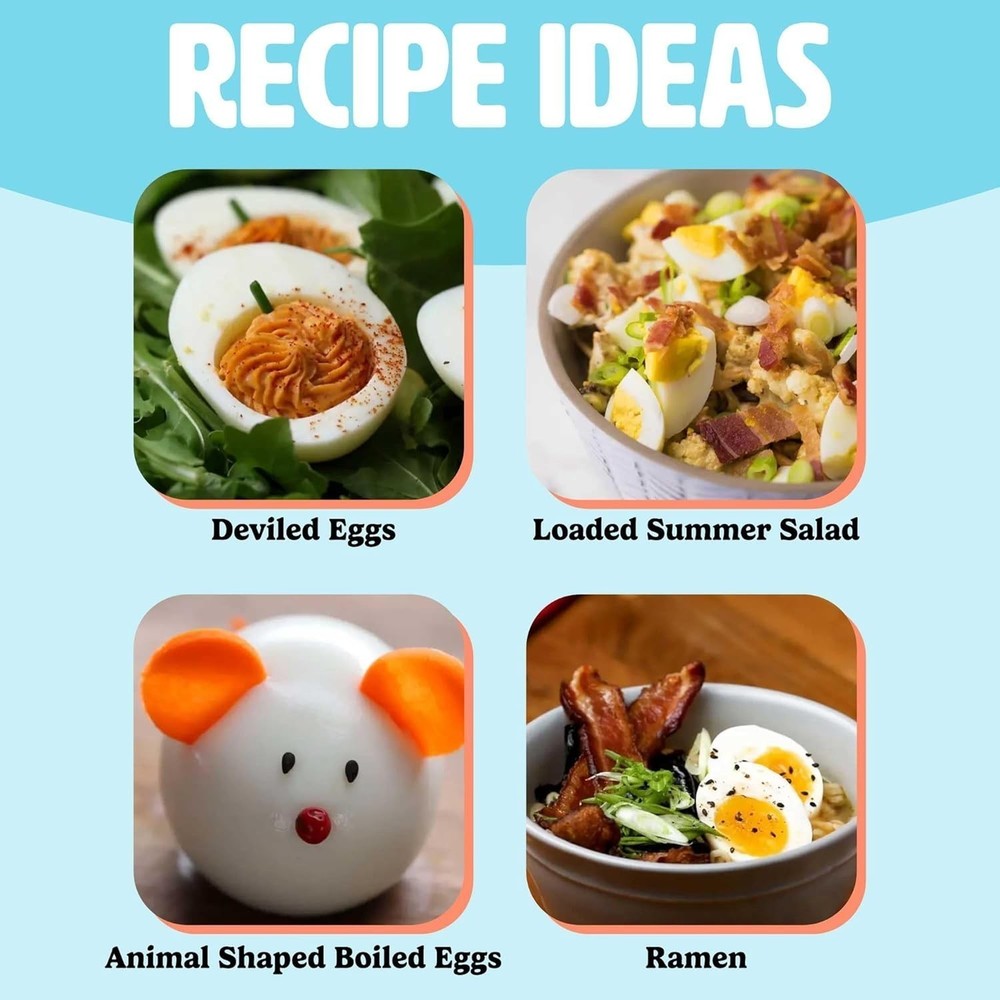 Mini Rapid Egg Cooker 5-Egg Capacity Perfect Hard Boiled Eggs/Omelets Auto Shut