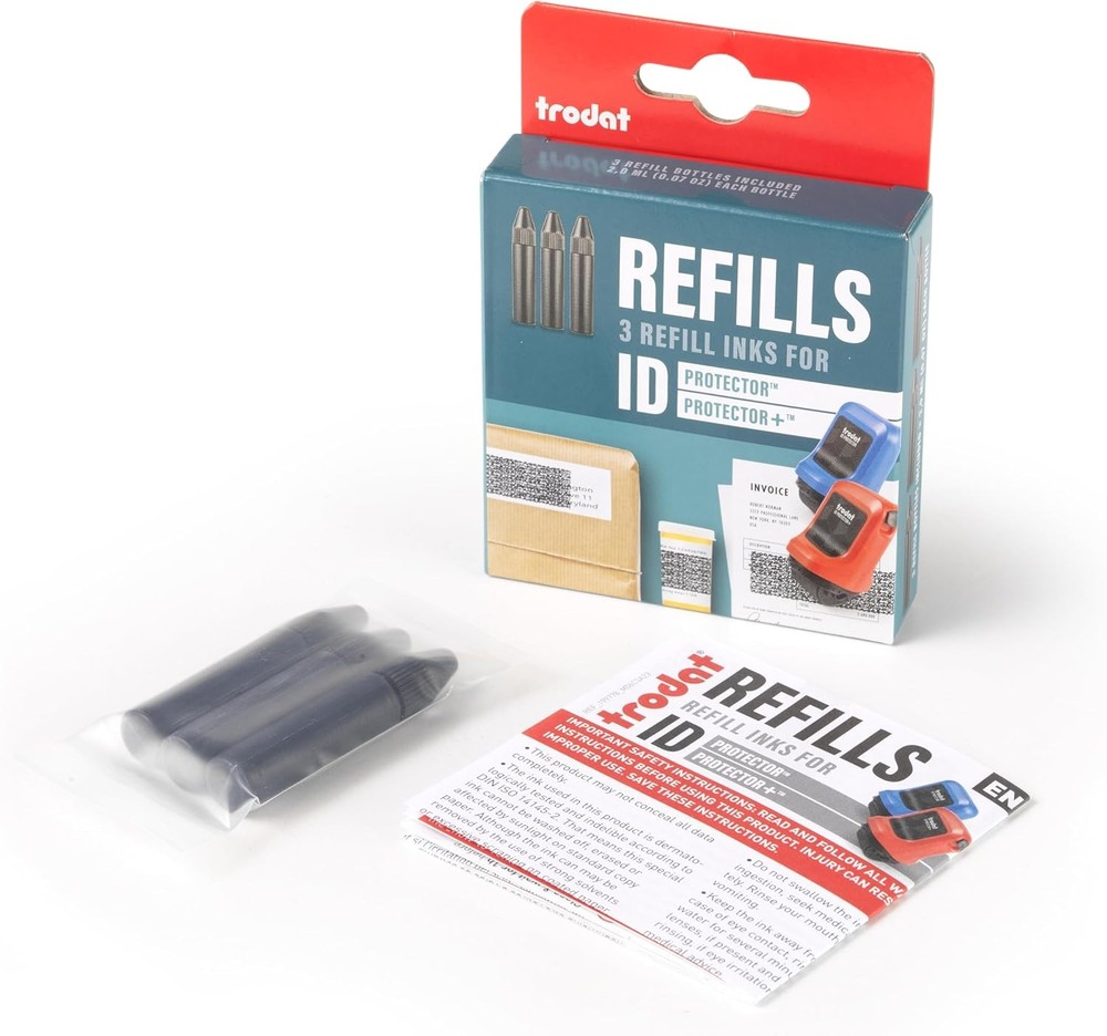 Trodat Refill Inks for ID Protector+ & Protector – Identity Theft...