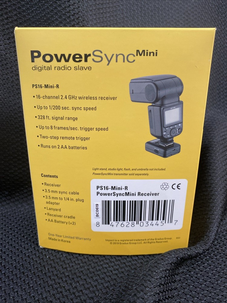 Impact Power sync PS16 Mini Transmitter /Receiver