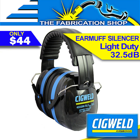 Cigweld Light Duty Earmuffs Silencer Ear Muffs Hearing Protection 28db 455200