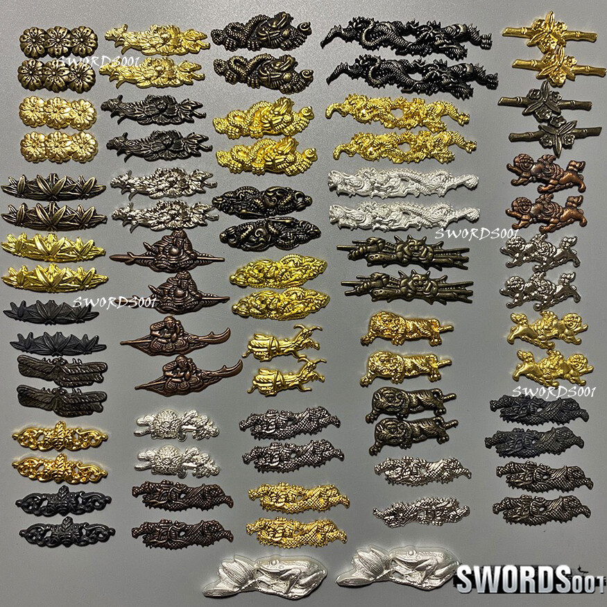 alloy Menuki For Japanese samurai Sword handle ornament