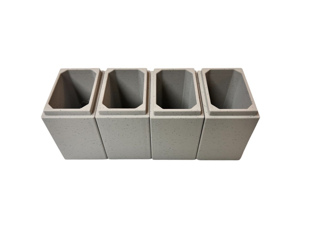 Precast Concrete Box Culvert Scale Model 1/50 4 Peice Set