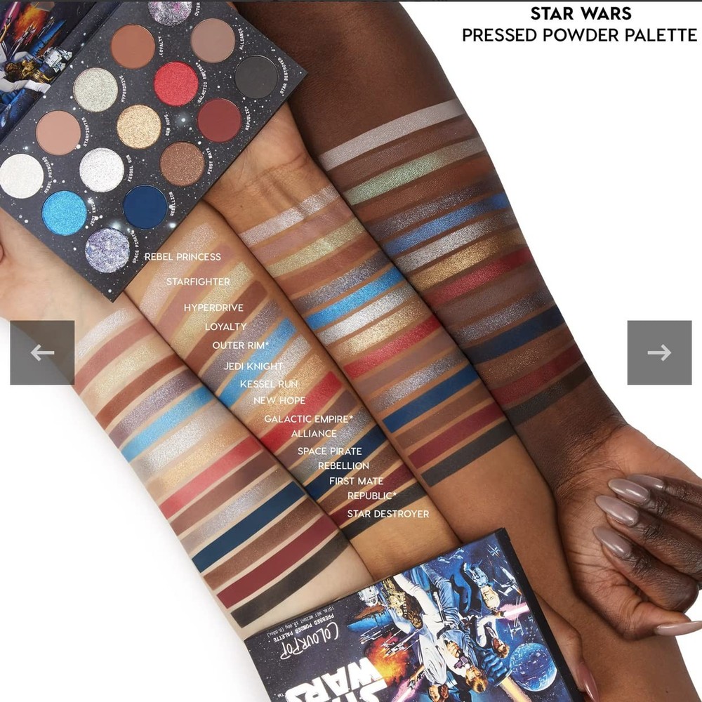 Colourpop Eyeshadow Palette Star-Wars Matte Metallic