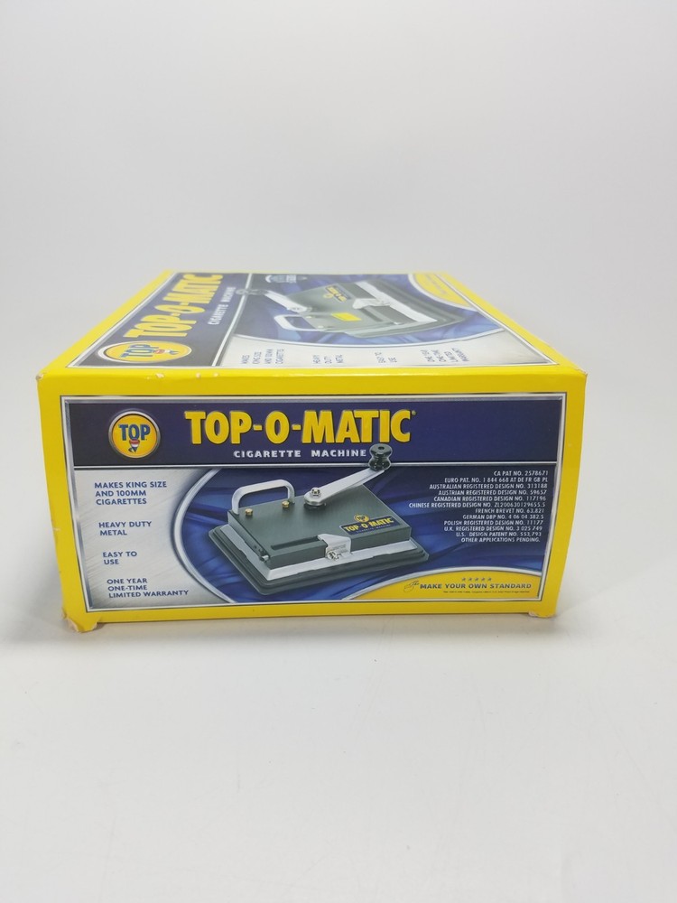 Top-O-Matic Cigarette Rolling Machine Rolls King Size and Regular (100mm) Works