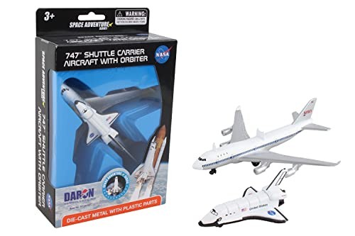 Space Mission Toy Set Boeing 747 and Space Shuttle, Authentic Shuttle Carrier