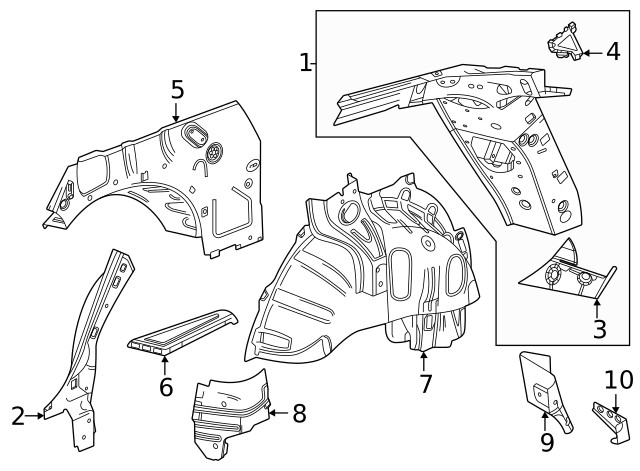 Genuine GM Outer Brace 42868042