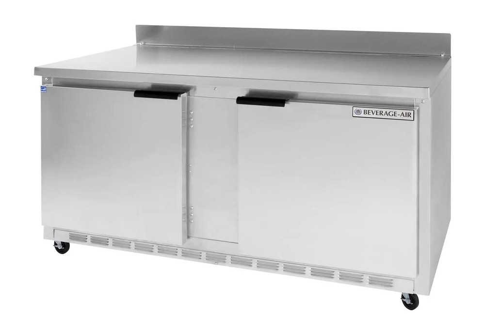 Beverage Air WTR60AHC 14.75 CuFt 60" Wide Two Section Work-Top Refrigerator