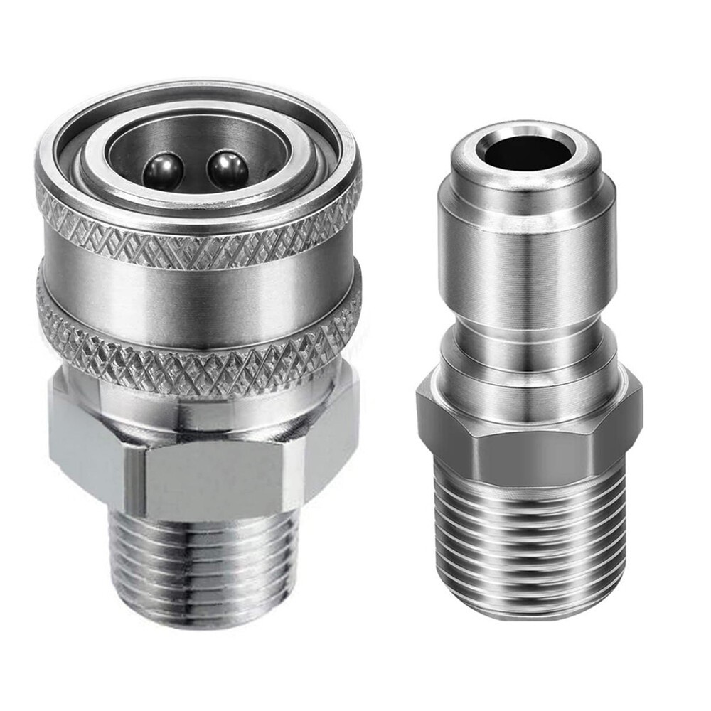 Pressure Washer Adapter Set,Quick Connect Kit 5000PSI (3/8 inch quick connector)