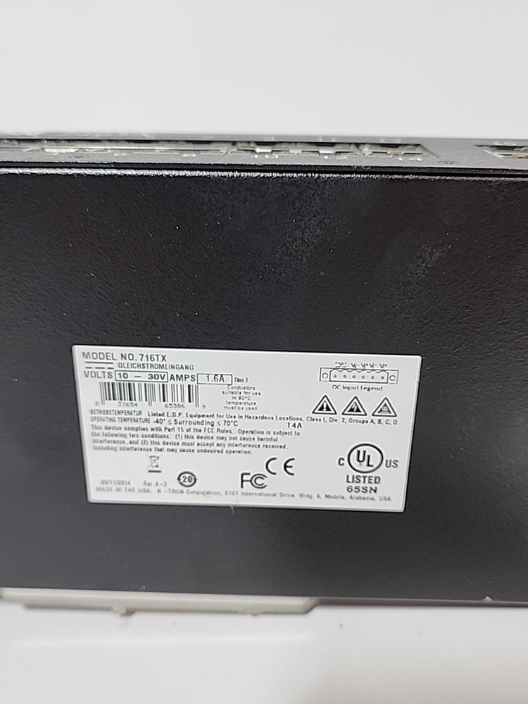 N-Tron 716TX 16-Port Ethernet Switch
