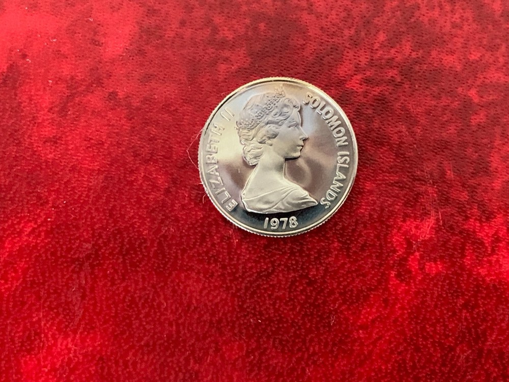 Solomon Islands 1978 5 Cent - Proof Coin (Toned)-UNCIRCULATED