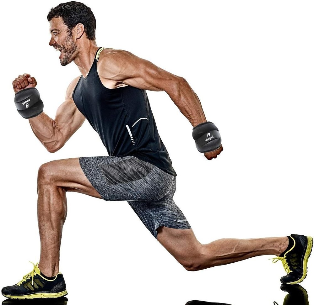 Durable Cotton Ankle Weights - Adjustable 8lbs Pair for Effective Workouts