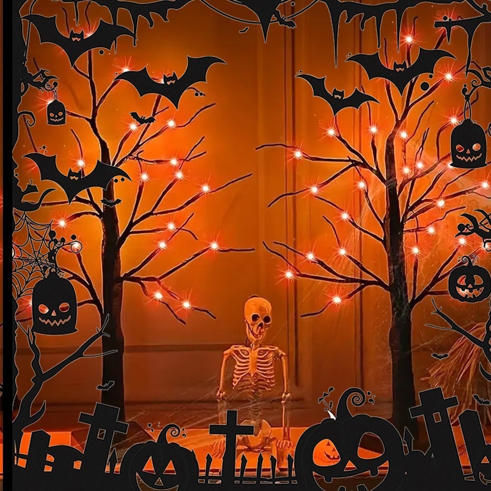 Spooky Halloween Tree Light Indoor Decoration.