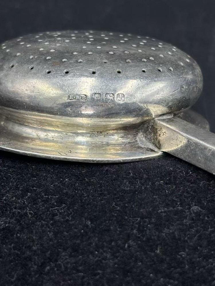 1910 Sterling Silver Tea Strainer