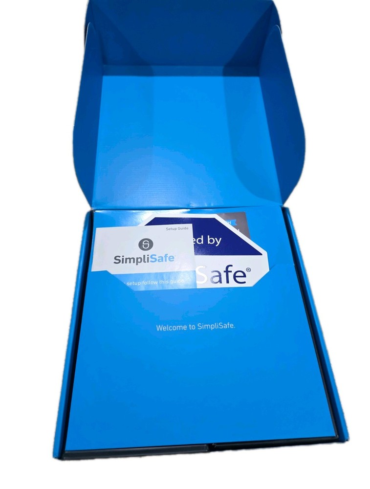 SimpliSafe Home Security System 7 PC Extra Original White New Damaged Box