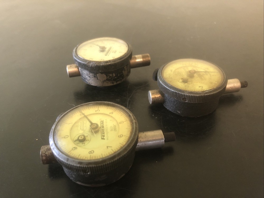 3 Federal Dial Indicators B21 .0001"