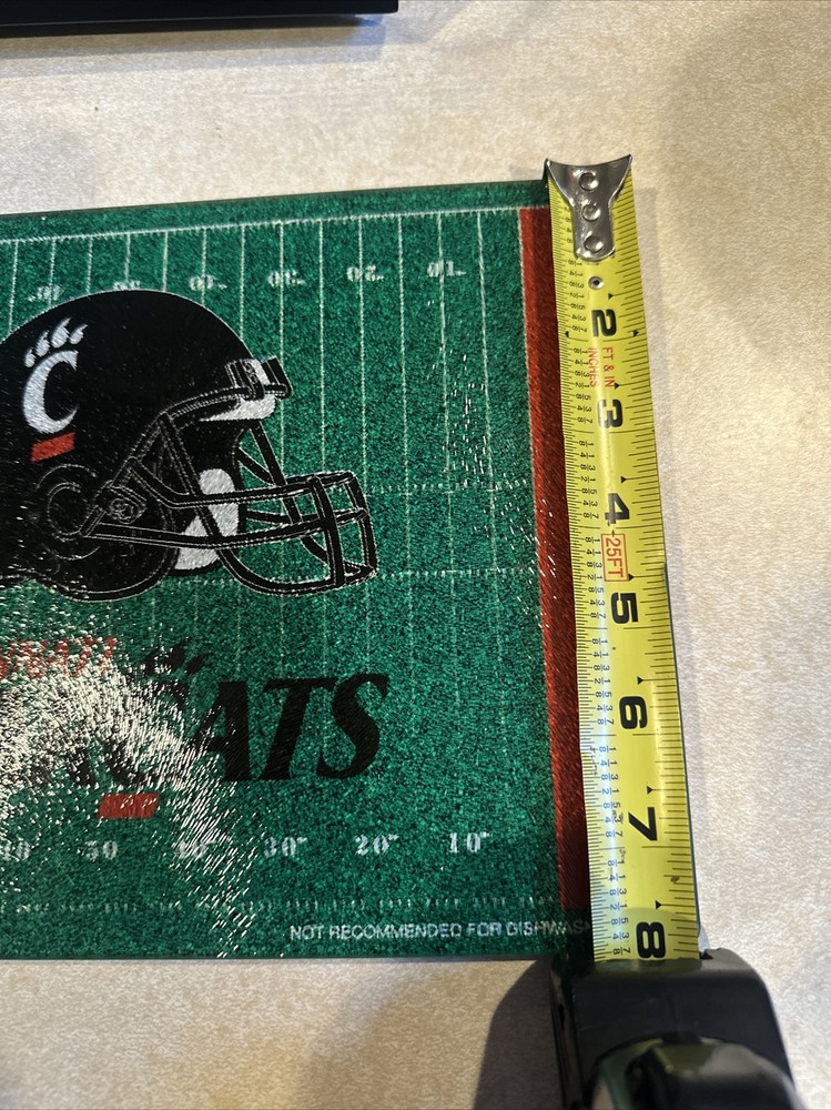 University Of Cincinnati Glass Cutting Board