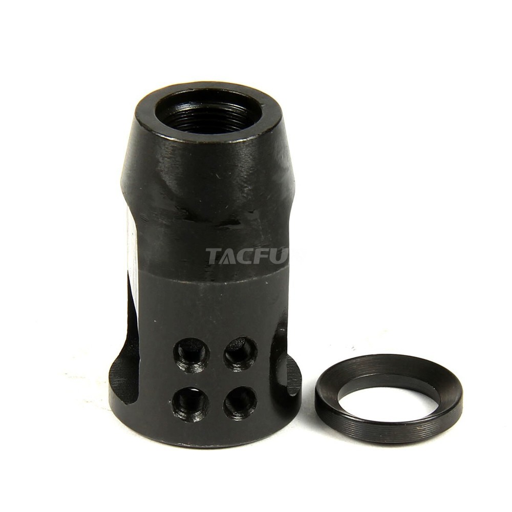Compact Short Muzzle Brake 1S-P Type 1/2x36 TPI for 9MM