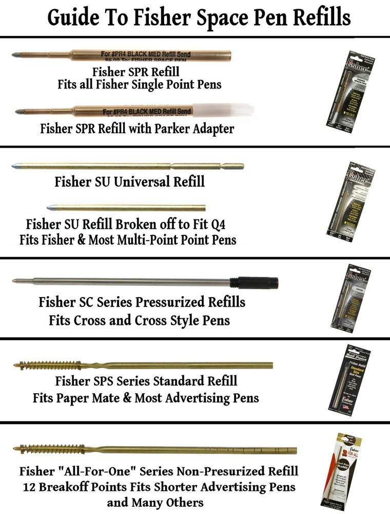Fisher Space Pen #600SH / Chrome Bullet with Gold Shuttle