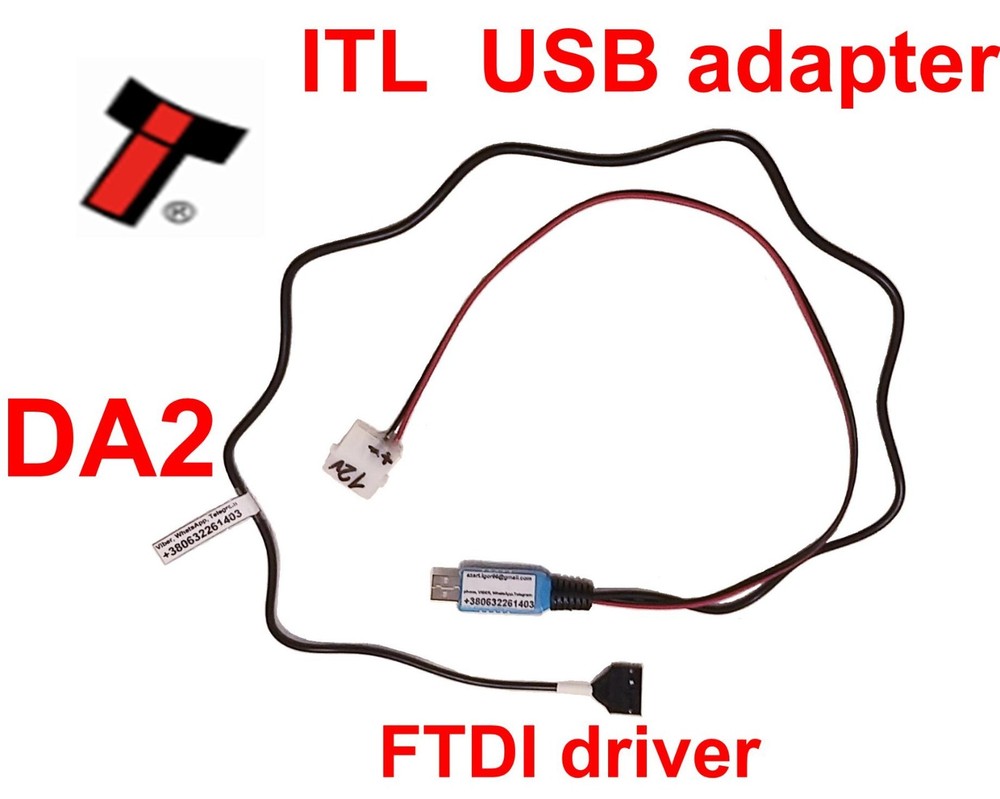 ITL NV BV Bill Acceptor Note Validator DA2  FTDI  FTDI232 USB Interface Adapter