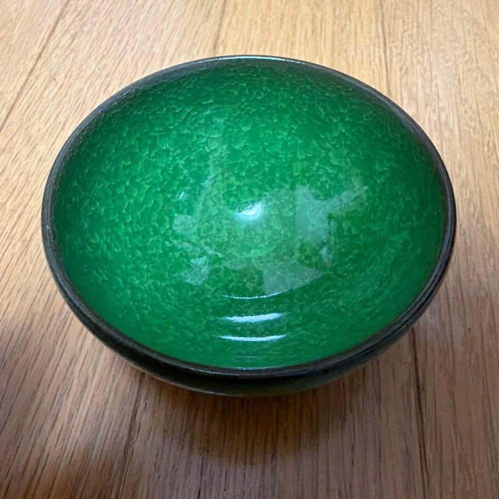 Tea Utensils Green ceramic utensil
