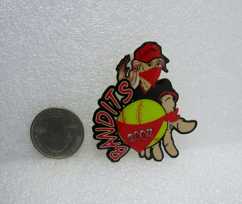 2004 Indiana Bandits Softball Pin
