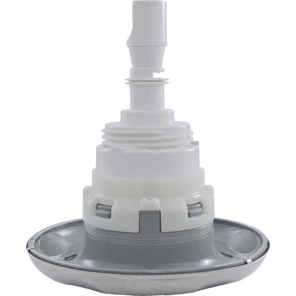 Jet Intl, WW Poly Storm, 4"fd, Dir, Scalloped, SS/Gry, Thd