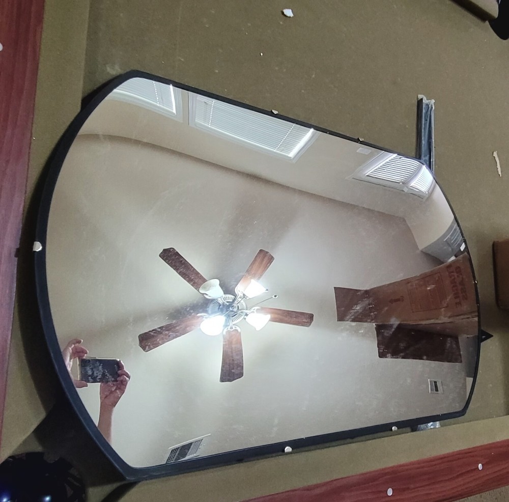 See All PLX2030 Round Rectangular Acrylic Indoor Convex Security Mirror, 30" Len