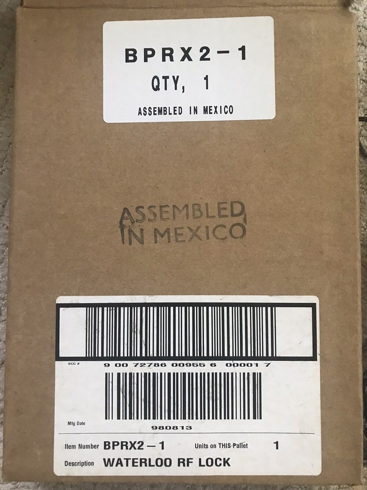 Waterloo RF wireless remote control lock hobbyists