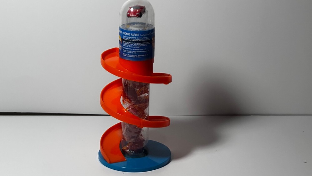 Hot Wheels Atomic FireBall Flix Candy Dispenser from 2000