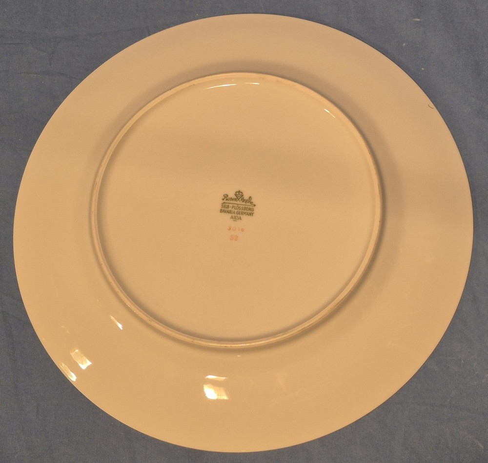4 Rosenthal Aida PINE NEEDLE 10" Dinner Plates, Germany EUC