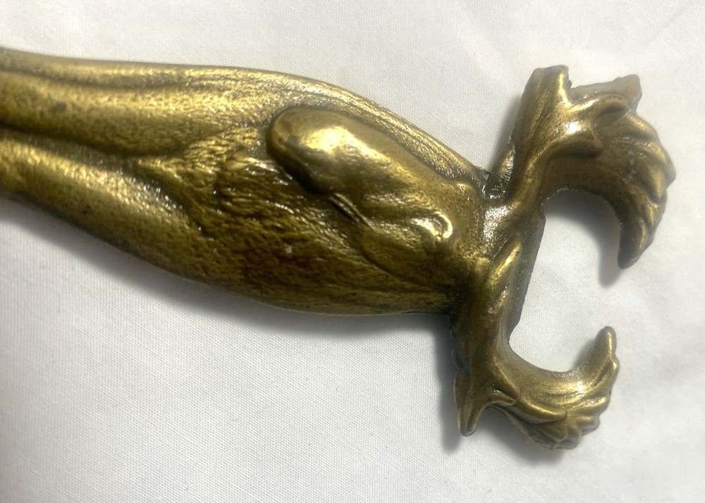 3-D Moose Shaped Hand Held Brass Bottle Opener