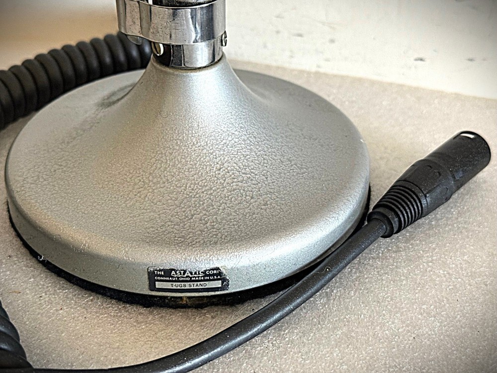 Vintage 1950's Astatic D-104 Dynamic Microphone-modified, working great (d6)