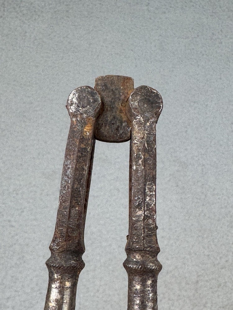 Vintage Cast Iron Handheld Reversible Hinged Nutcracker