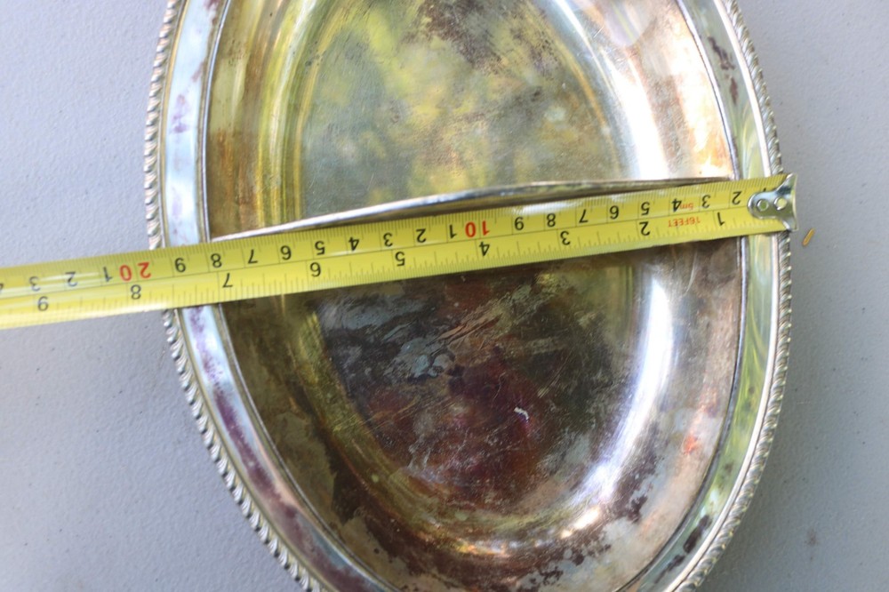 Vintage Serving Silverplate Bowl with insert Bowl with Divider