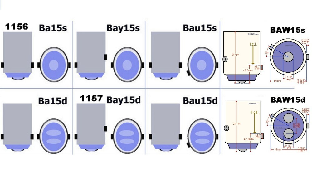 Flosser Pigtail Wire 6444 Female Socket 1156 Two Harness Back Up Reverse Light