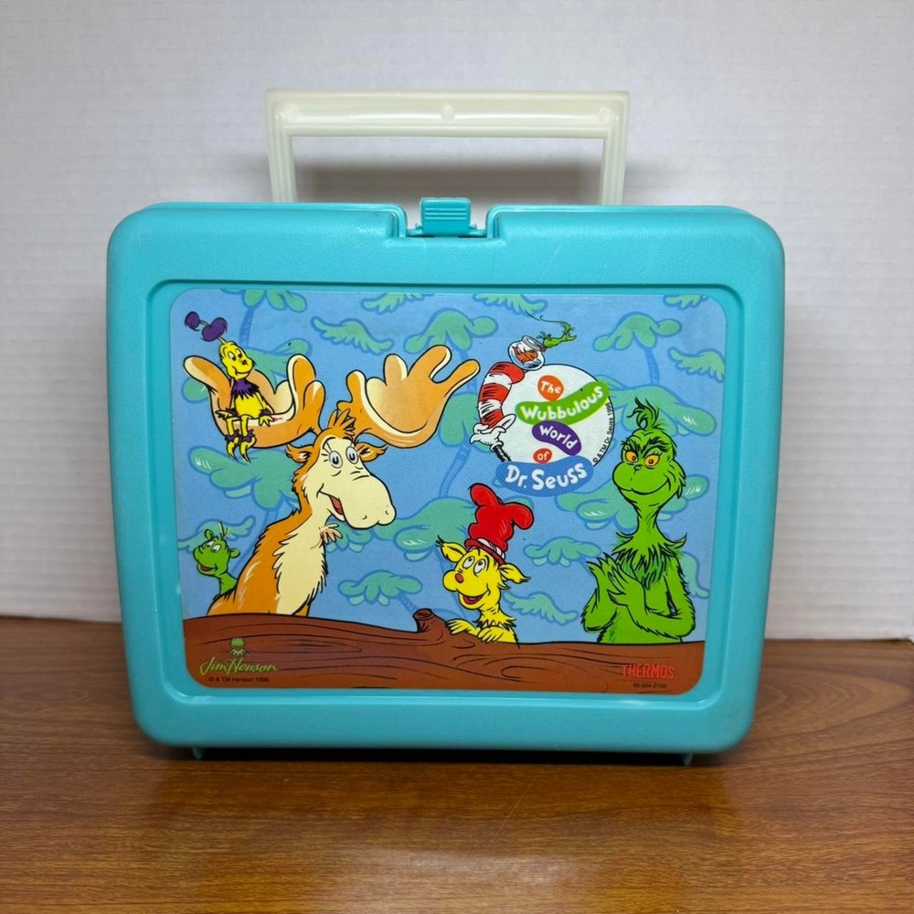 Vintage Dr Seuss Plastic Lunch Box 1996