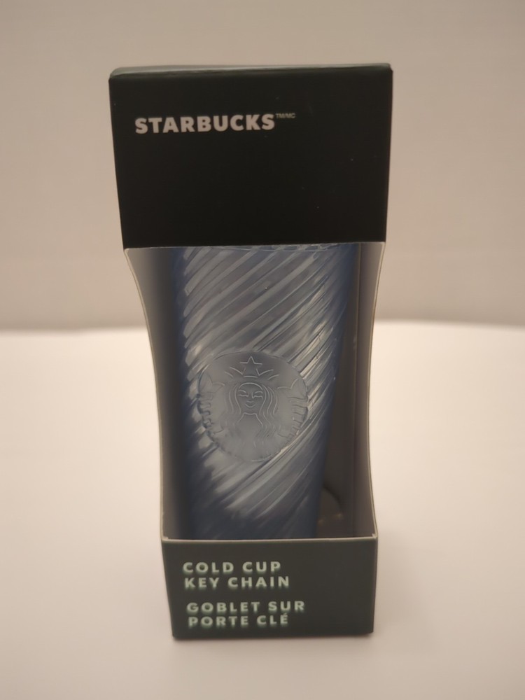 Starbucks Cold Cup Keychain Spring 2025 Blue Ombré