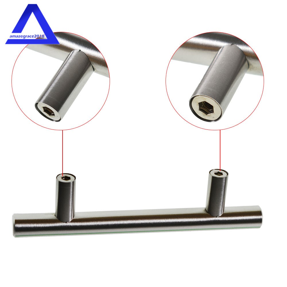 50 Pack Cabinet Pulls Kitchen Drawer Pulls Brushed Nickel Stainless Steel