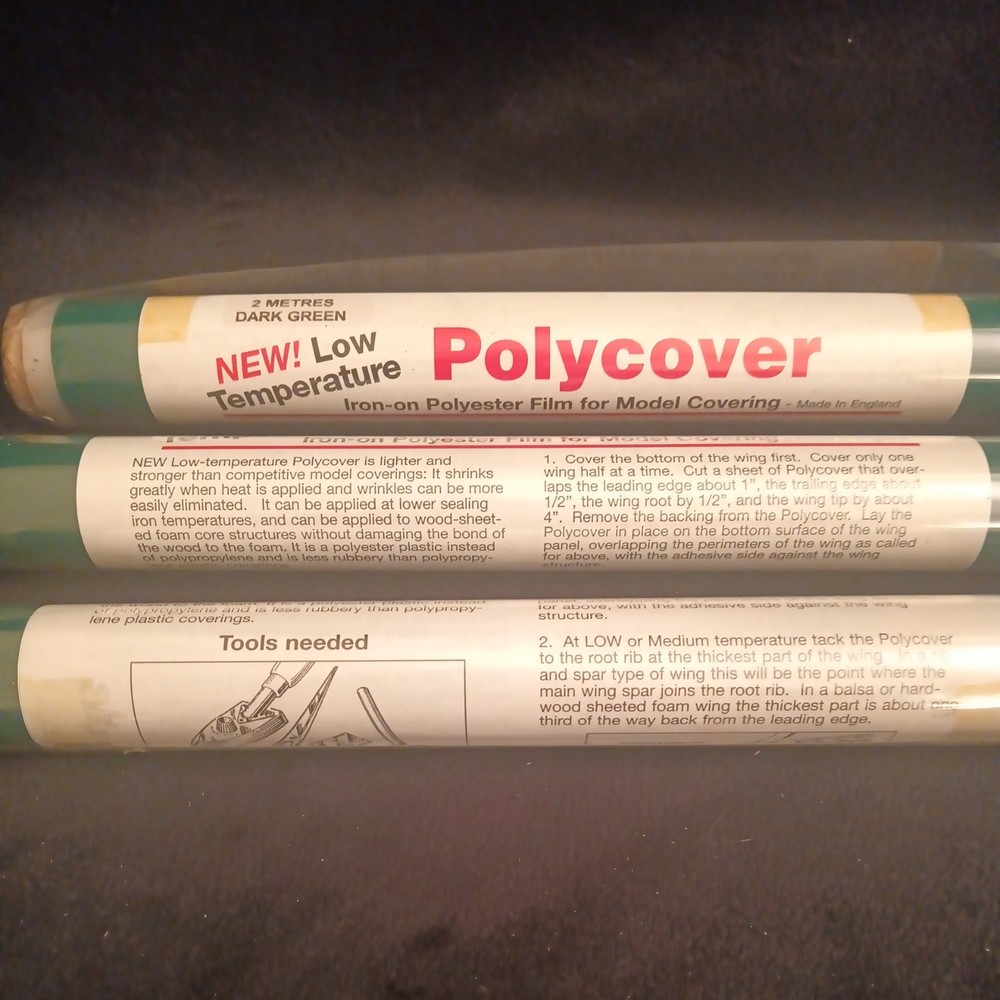 POLYCOVER Polyester Model Covering Three 2-Meter Rolls