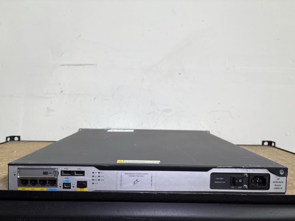 JG861A HP FlexNetwork MSR3024 AC Router / W JG423A Module